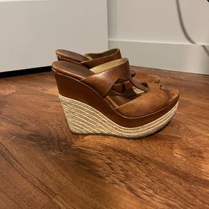 Jimmy Choo Leather Wedges 37